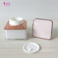 Classic Square Acrylic Sets Bottles and Cream Jar